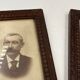 Wooden frame duo with relief