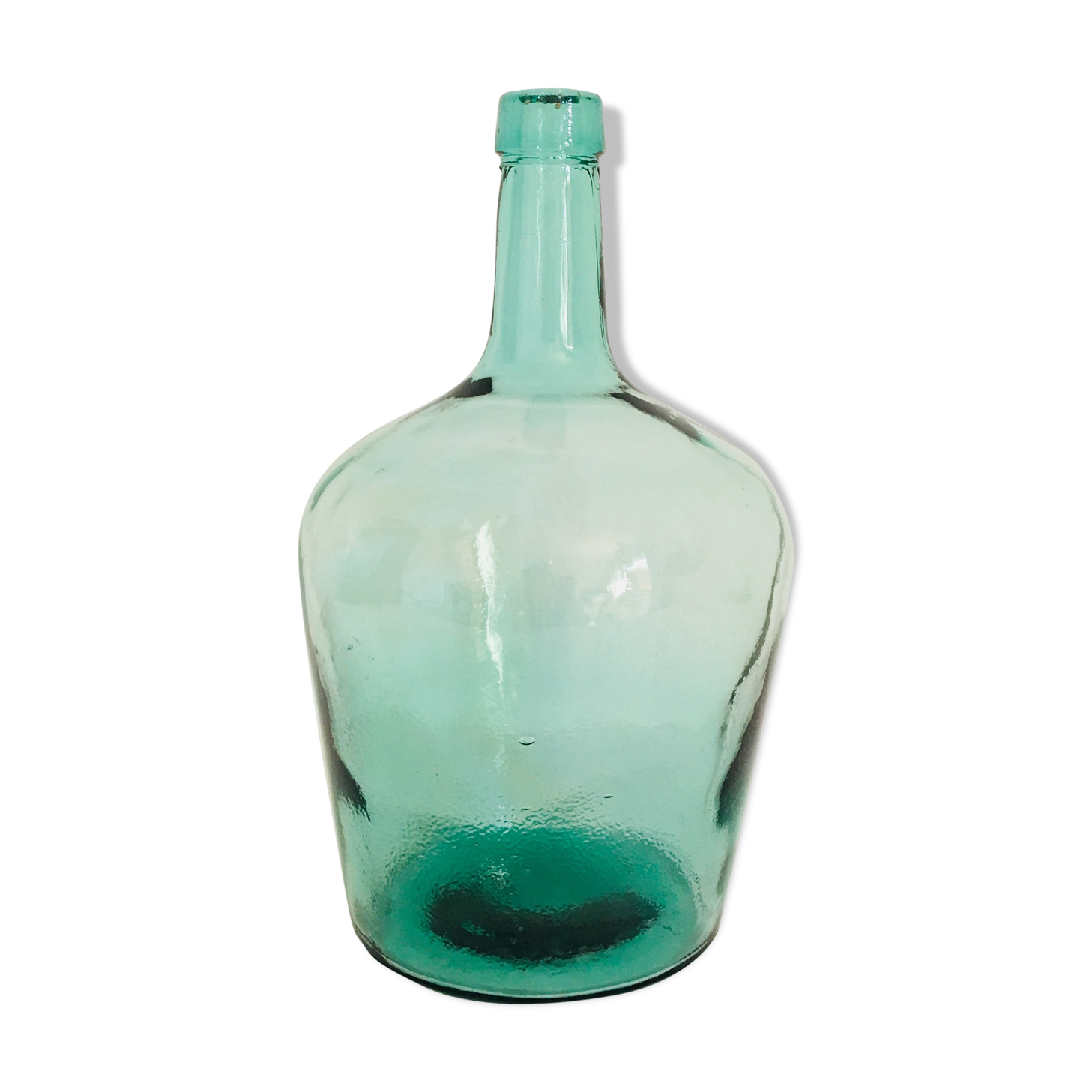 Bluish demijohn 2 liters
