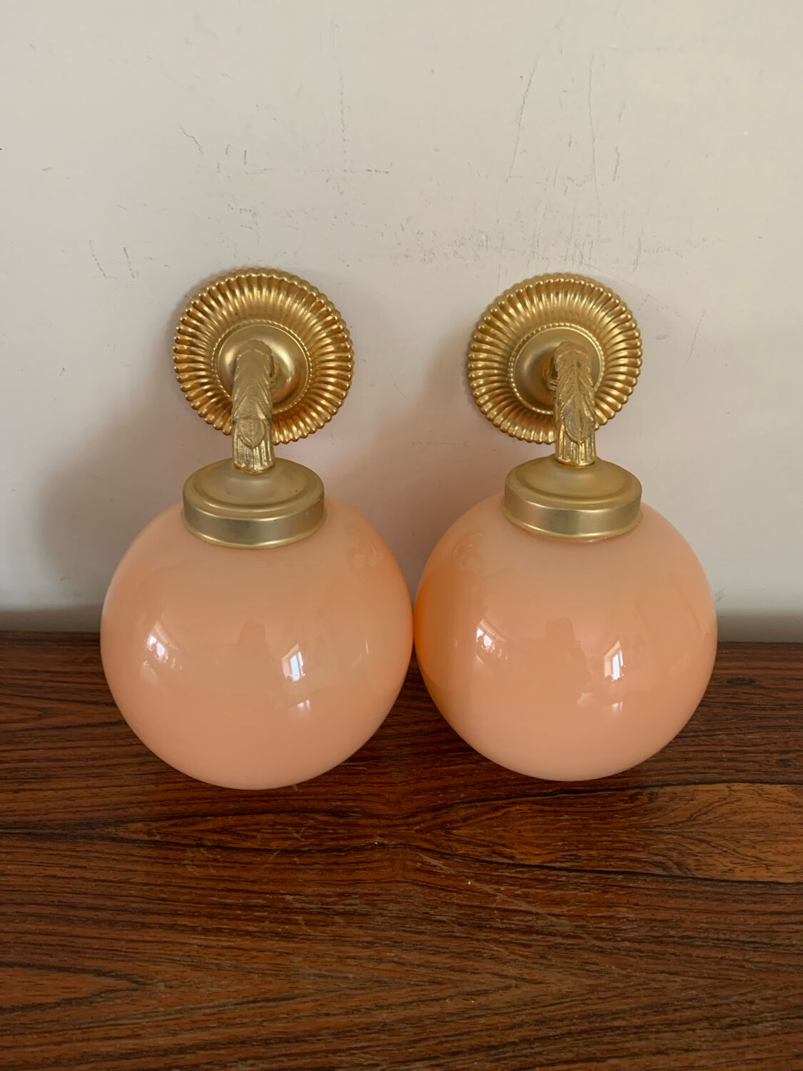 Pair of vintage wall sconces