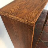 Vintage bar showcase 1950 in oak