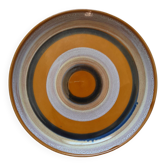 Large round dish Sarreguemines model "Hawaii" - 28 cm - Impeccable condition