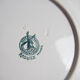Plat rond fleuri Moulin des Loups