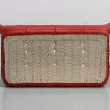 Togo sofa vintage red leather by Michel Ducaroy for Ligne Roset