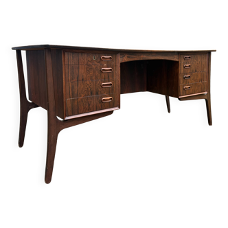 Mid-Century Desk in Teak by Svend Age Madsen for HP Hansen, Denmark,