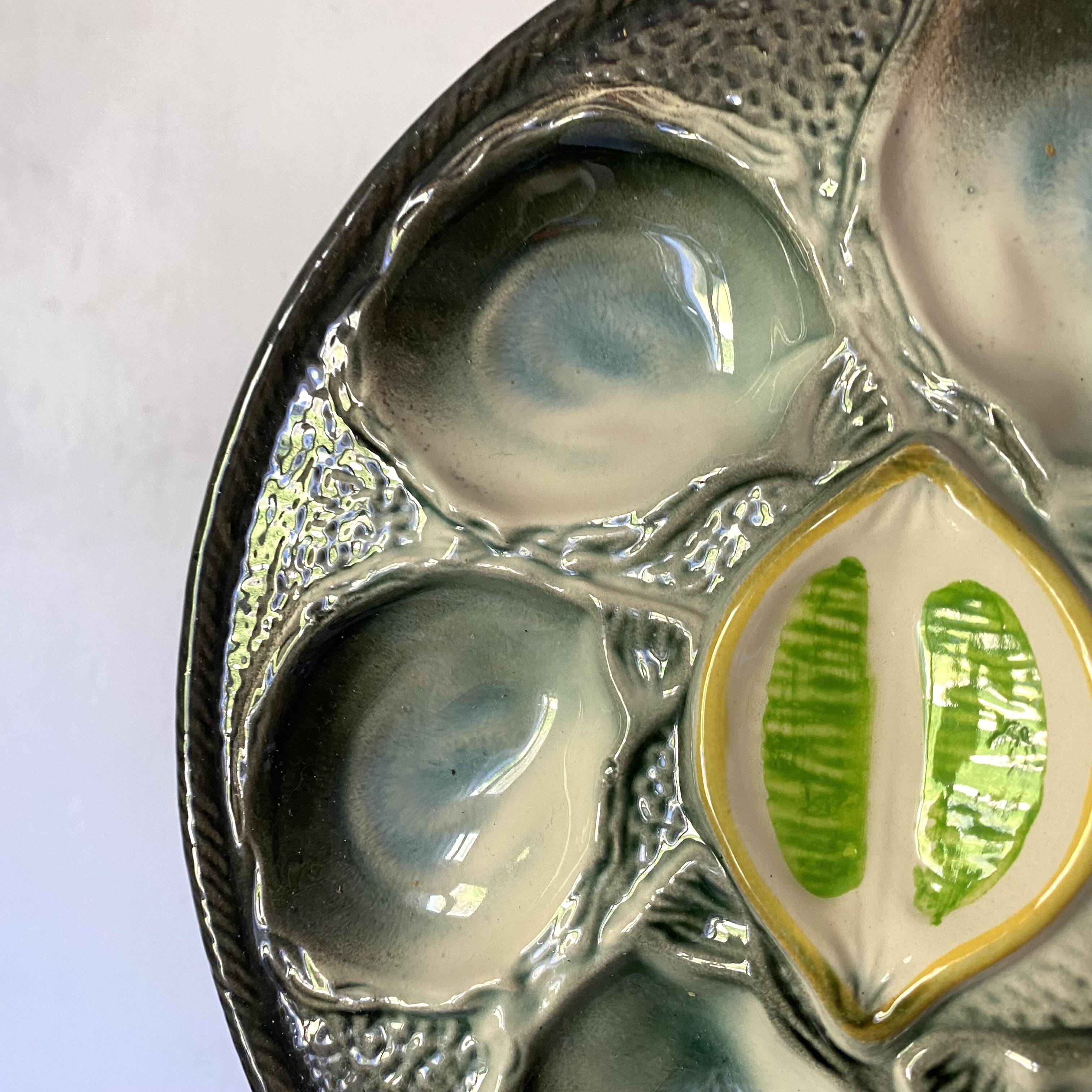 St Clément oyster slip plates