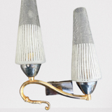 Pair of appliques Lunel Arlus 1950