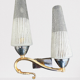 Paire d’appliques Lunel Arlus 1950