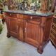 Bahut 2 doors 2 drawers in walnut period restoration a crosse