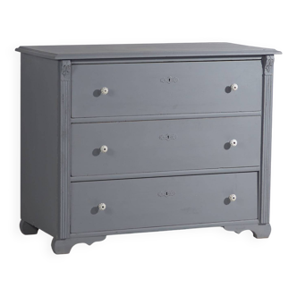 Antique silver-grey chest of drawers (c.1900) #18