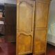 Armoire plaquee merisier