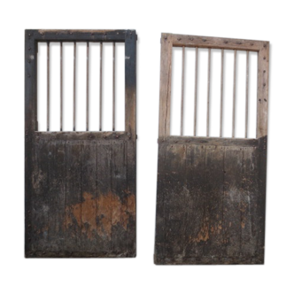 Anciennes portes d’écurie fin XlX ème