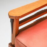 Pair of club chairs art deco Europe 1960