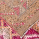 3x13 long hot pink vintage runner rug 399x81cm
