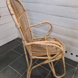 Rattan armchair