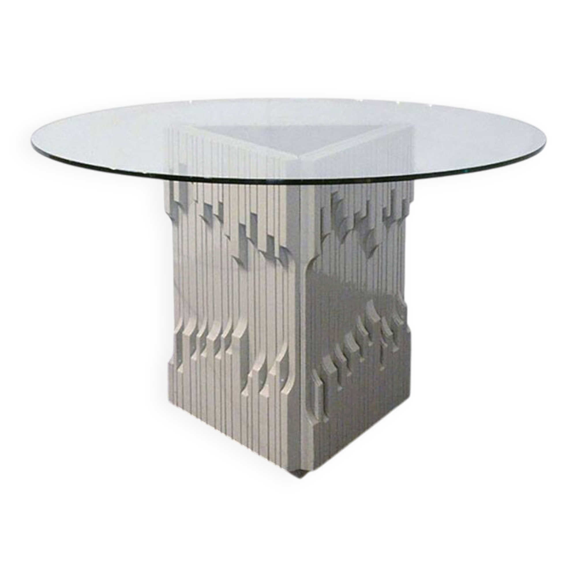 Luciano Frigerio ‘Norman’ table in solid lacquered wood
