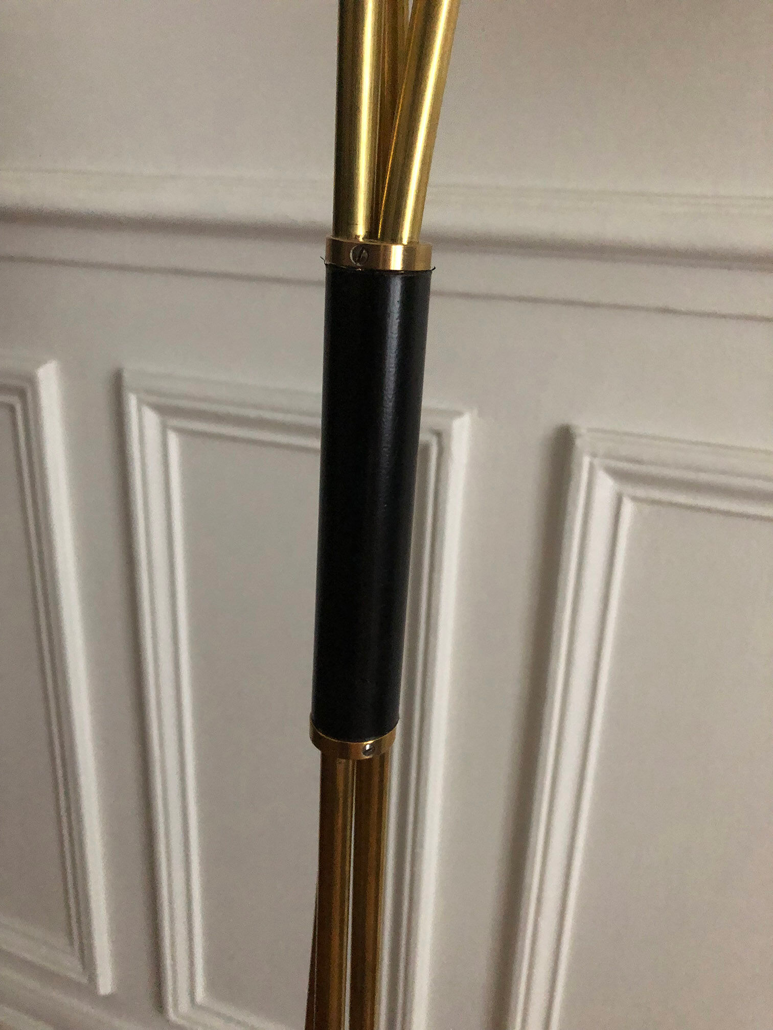 Floor lamp 3 articulated lights 1960