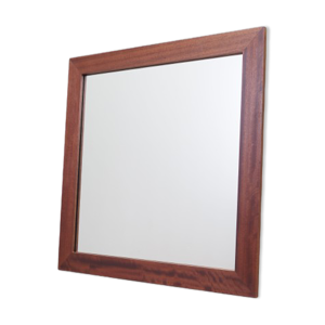 Miroir encadré en acajou,