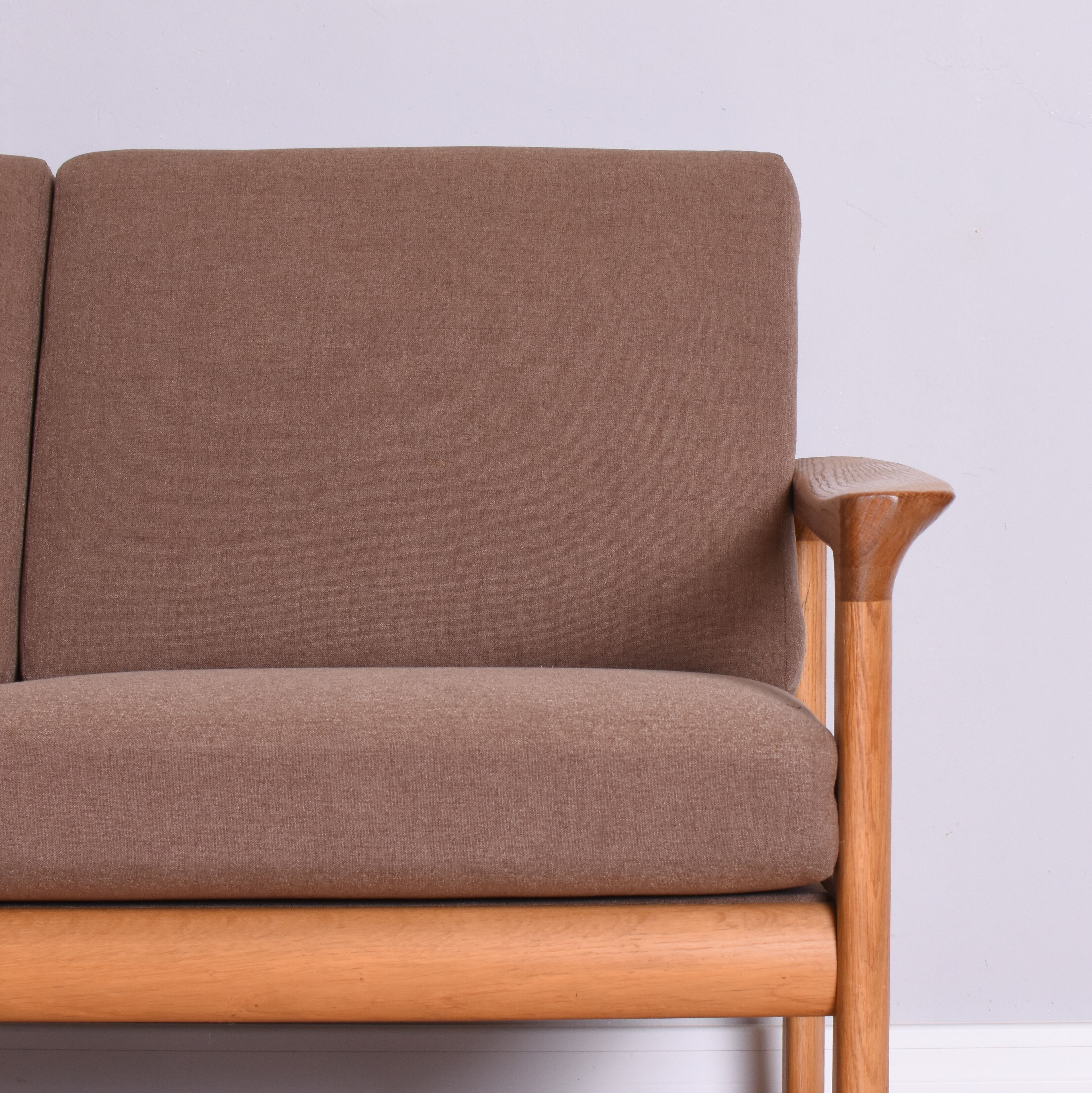 Mid-Century danish oak sofa by Sven Ellekaer for Komfort, 1960s