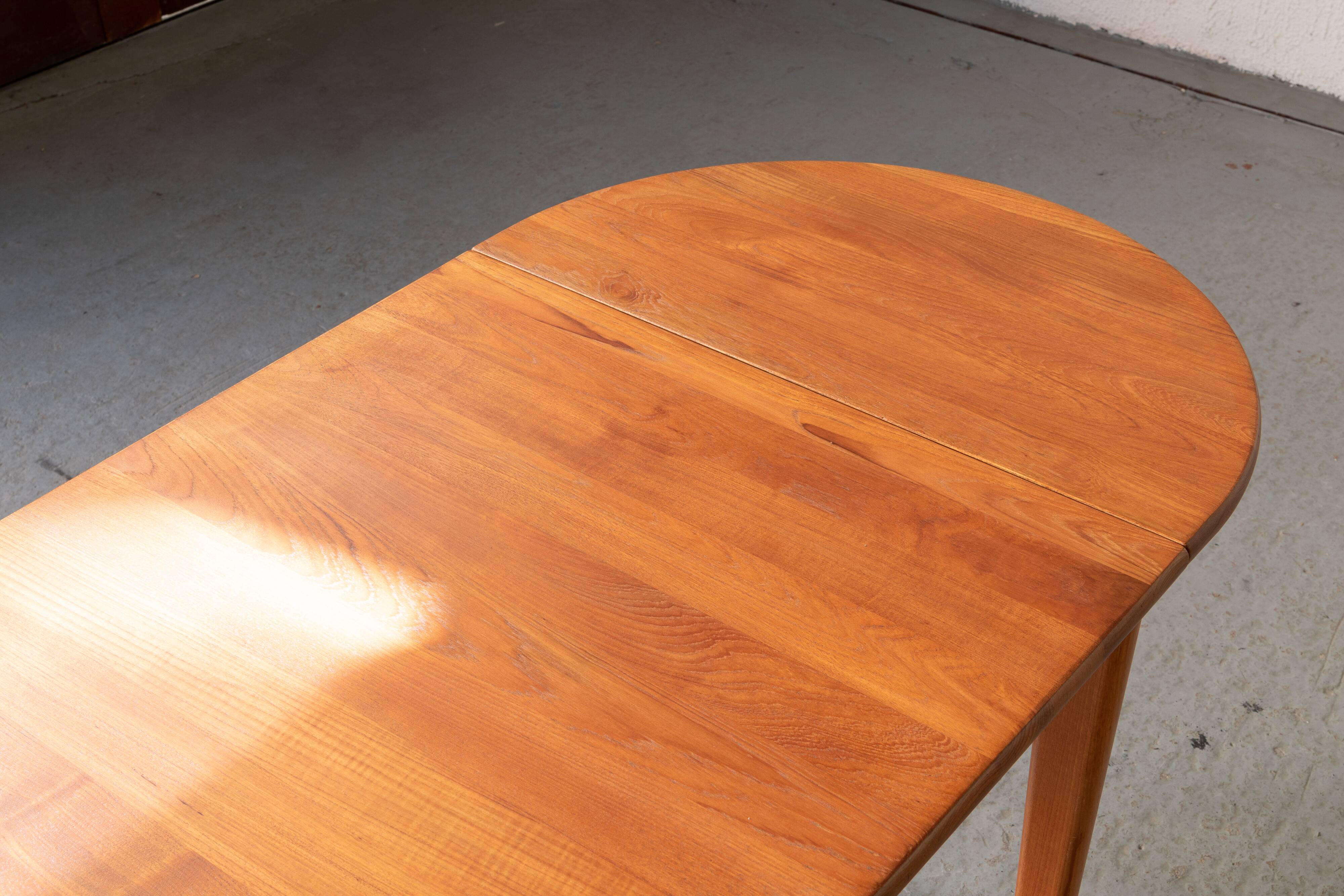 Dining table in solid teak, Denmark, 1960's