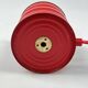 Vintage Red Tin Can Lamp, Ad Van Berlo, Vrieland Design, 1980s