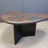 Table basse en forme de boomerang par C. Kneip, années 1990