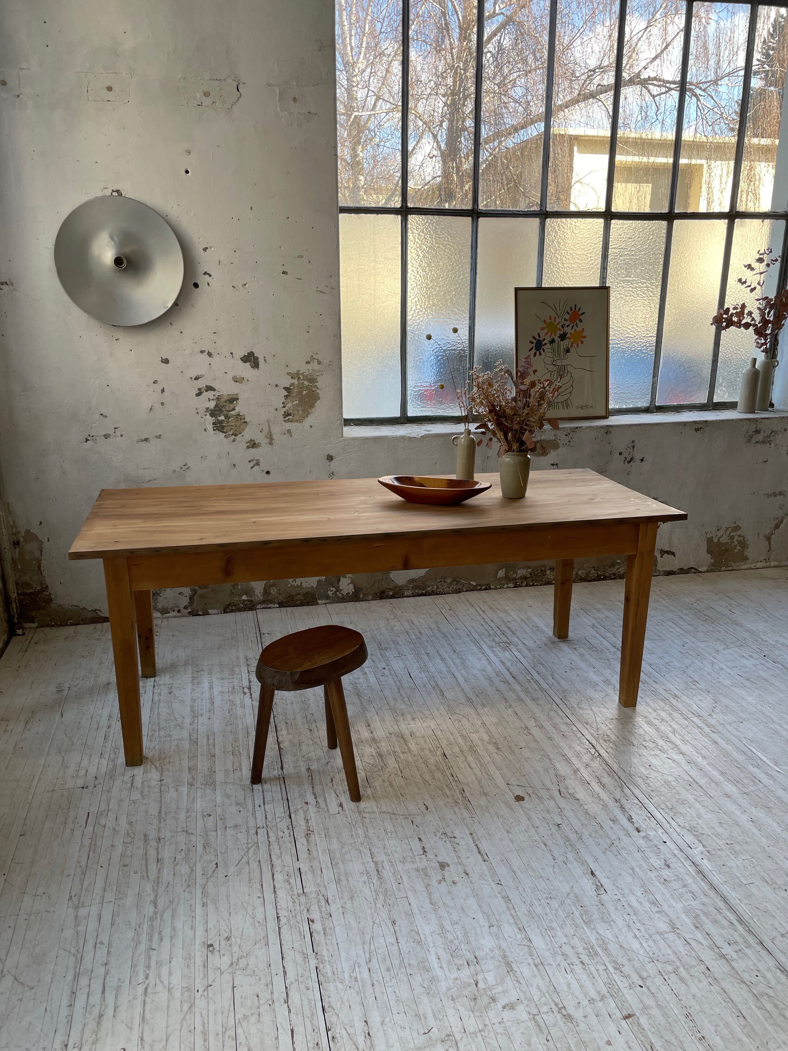 Farmhouse table 2m in pine