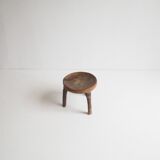 Wa-Hehe tribal carved tripod stool, Tanzania 1950s