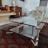 Plexiglass coffee table