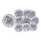 Gien tableware service with Rooster decoration.