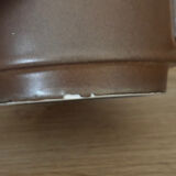 Vintage brown bistro cup duo large size