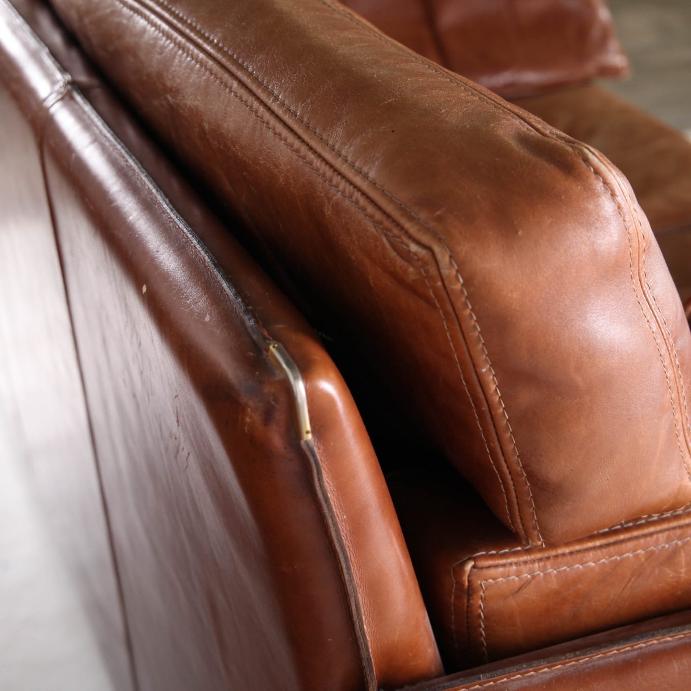 Roche Bobois leather sofa