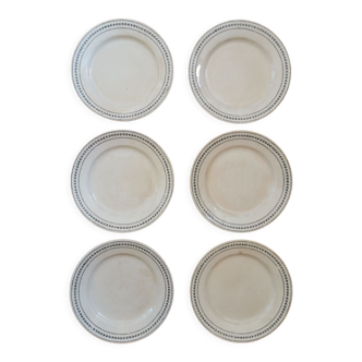 Plates in iron earth Gien