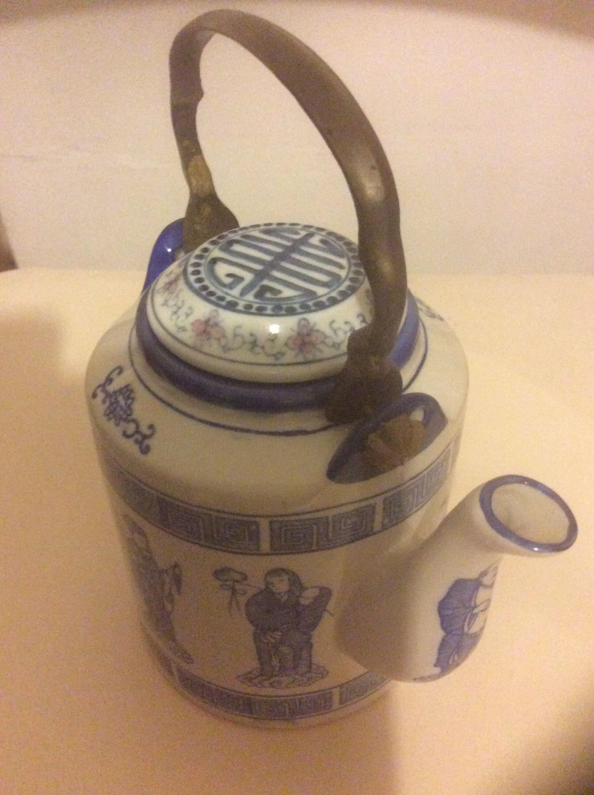Porcelain teapot