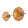 1970 Mazzega pair of vintage Murano wall lights