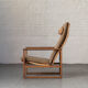 Set of 2 lounge chairs and one footrest by Borge Mogensen for Fredericia Denmark 1960’s
