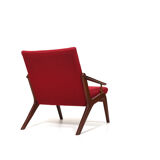 Mid Century Danish Teak and Brass Easychair 1960s