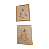2 drawings from the back