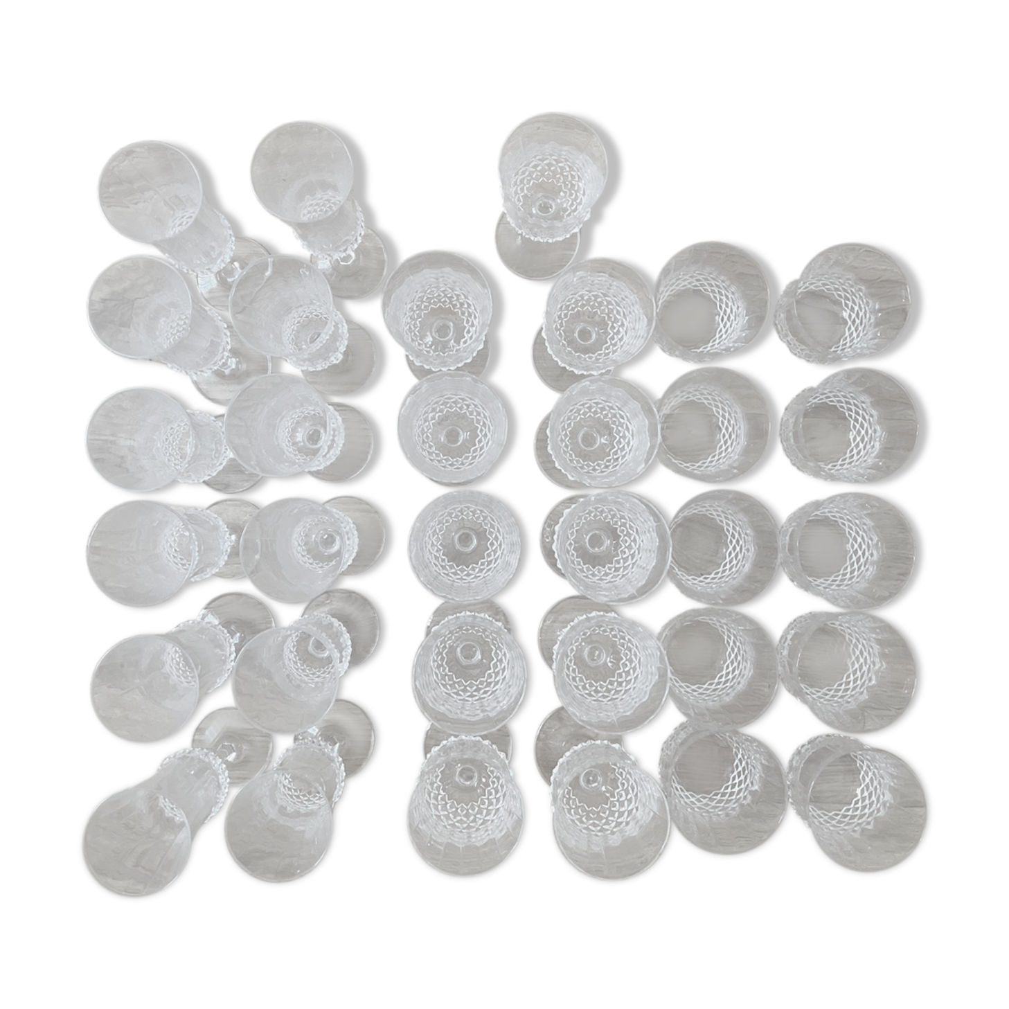 Crystal glass from France 50s/70s