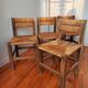 Vintage brutalist chairs 1950