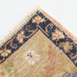 5x9 Peach Red Dark Blue Persian Area Rug, 153x290Cm SK 18900