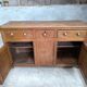 Buffet vaisselier en pin 1900
