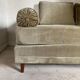 Sofa sofa bed daybed vintage lichen green