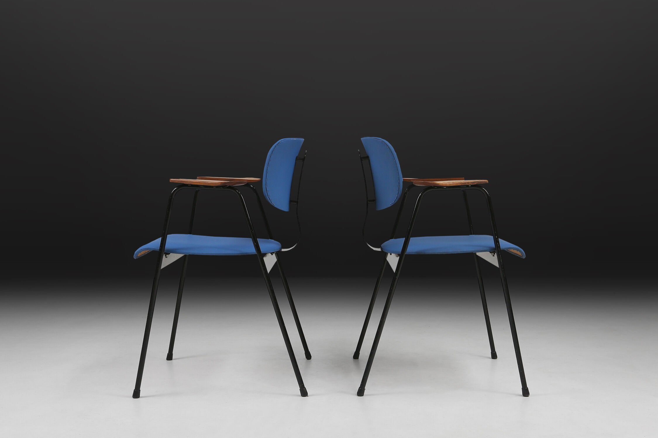 6 chairs by Willy Van der Meeren 1950's