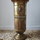 Vintage brass umbrella stand – lion head handles