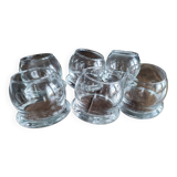 Set of 6 tumbler whiskey glasses