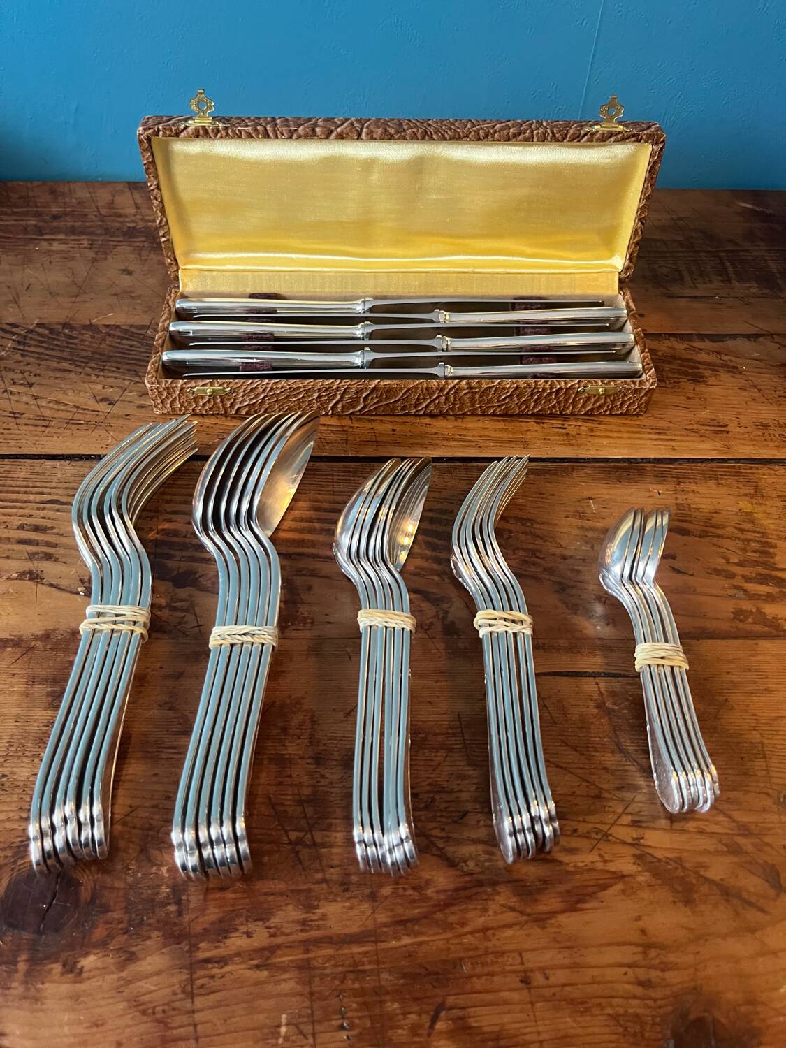 Ercuis silver metal cutlery
