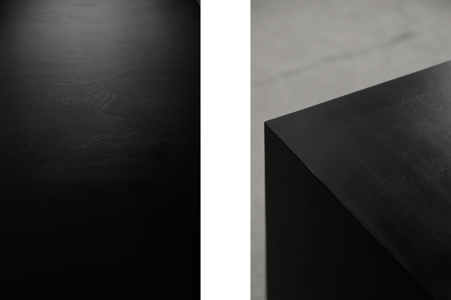 Mid-Century Elegant Black and Maple Scandinavian Vintage Sideboard, 1960s