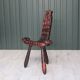 Chaise tripode brutaliste