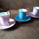 Set of 3 cups and saucers Silea