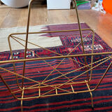 Vintage brass magazine holder - year 50-60